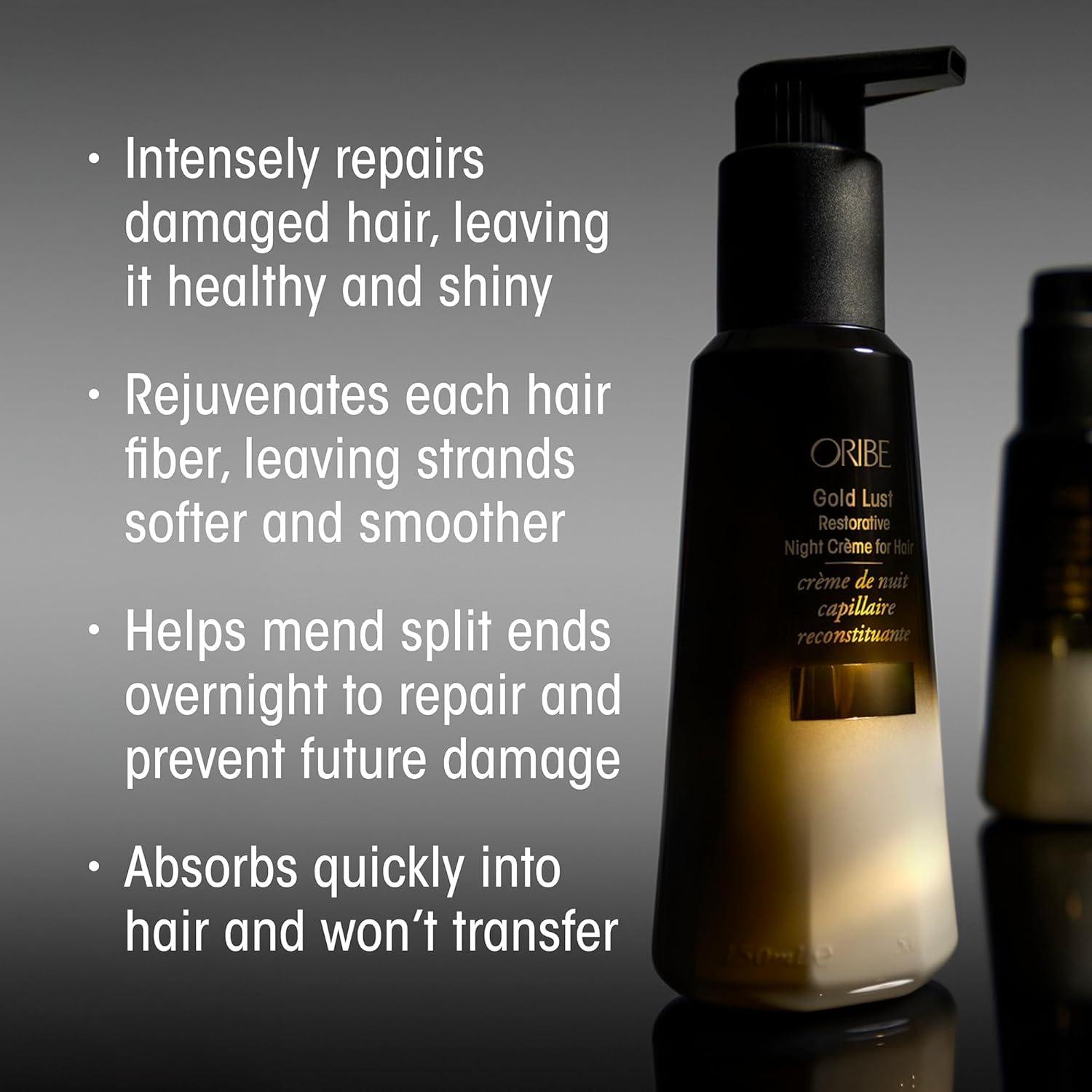 imageORIBE Gold Lust Restorative Night Creme Shampoo ampamp Conditioner Bundle