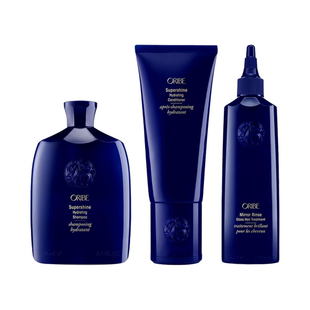 imageORIBE Supershine Shampoo ampamp Supershine Conditioner ampamp Mirror Rinse Bundle