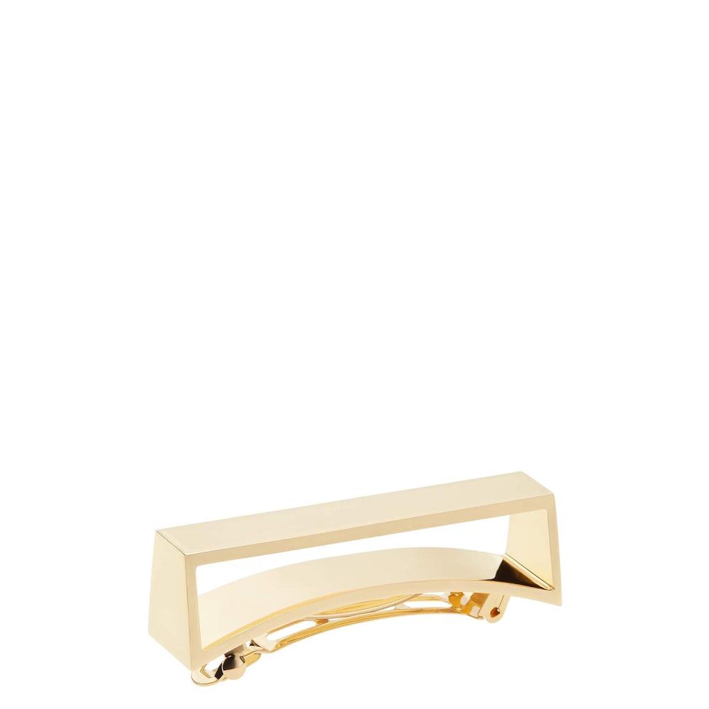 imageOribeGeometric Gold Plated Metal Barrette